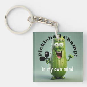 Pickleball Champ Acryl Sleutelhanger