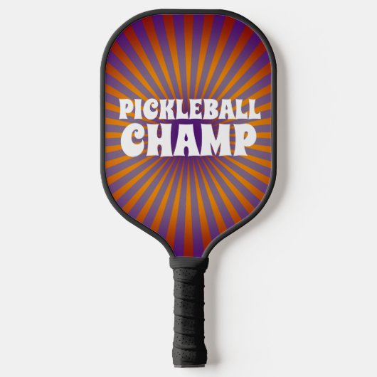 PICKLEBALL CHAMP RETRO PADDLE (Voorkant)