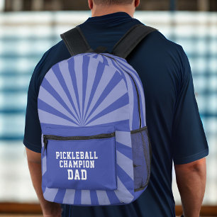 Pickleball Champion Dad Blauwe Rugzak