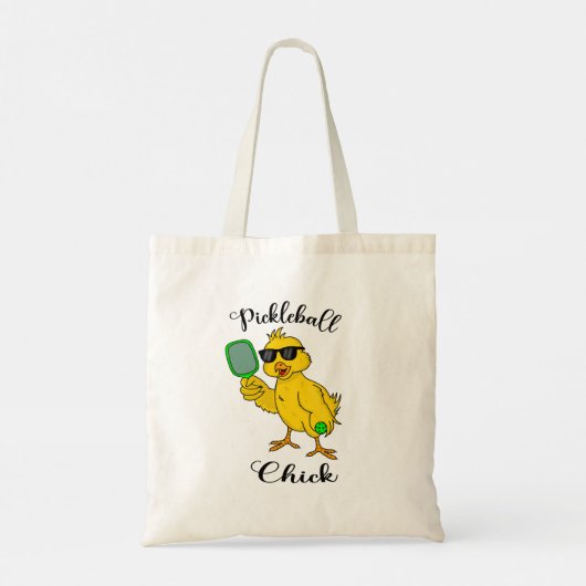 Pickleball Chick Canvas tas (Achterkant)