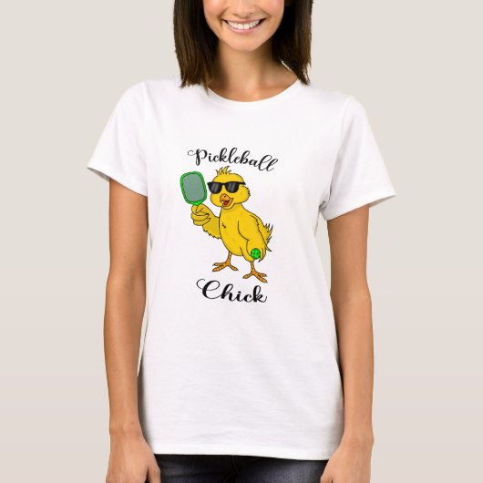 Pickleball Chick Vrouwen T-shirt (Voorkant)