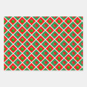 Pickleball Christmas Tree Deck the Halls Red Green Inpakpapier Vel (Voorkant 3)