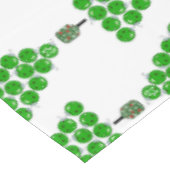 Pickleball Christmas Trees Tied Up with a Red Bow Tafelkleed (Gekanteld)