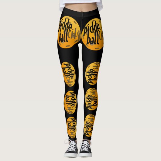 Pickleball City Leggings (Voorkant)