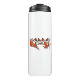 Pickleball Club Logo - Aangepaste uitrusting en ge Thermosbeker