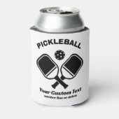 Pickleball Club Pickleball Paddle & Ball Custom Blikjeskoeler (Blikje Achterkant)