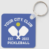 Pickleball Club Team Player Custom Pickler Gift Sleutelhanger (Achterkant)