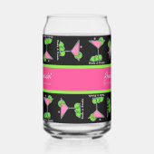 Pickleball Cocktail Dinks & Drinks Personalized (Gauche)