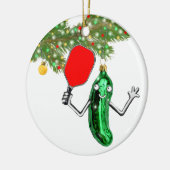 Pickleball Collectible Keramisch Ornament (Links)