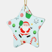 Pickleball Collectible Keramisch Ornament (Links)