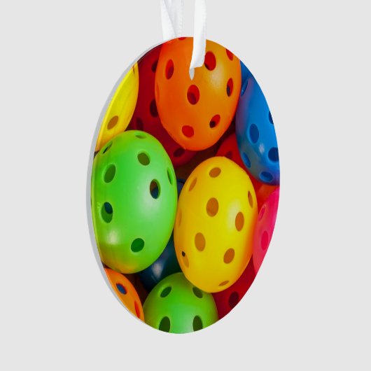 Pickleball coloré (devant)