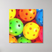 Pickleball Colorful Canvas Afdruk (Voorkant)
