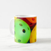 Pickleball Colorful Koffiemok (Voorkant links)