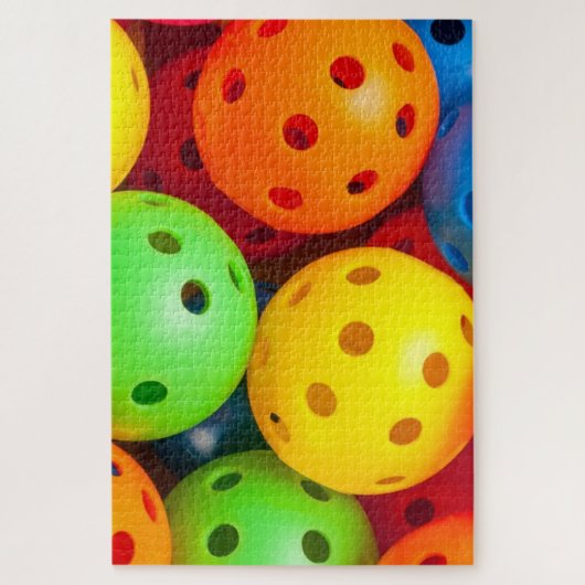 Pickleball Colorful Legpuzzel (Verticaal)