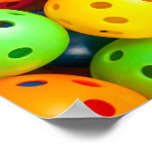 Pickleball Colorful Poster (Hoek)