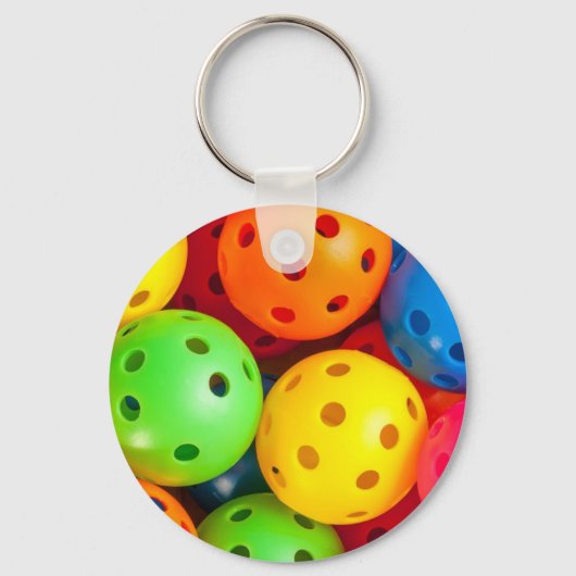 Pickleball Colorful Sleutelhanger (Voorkant)