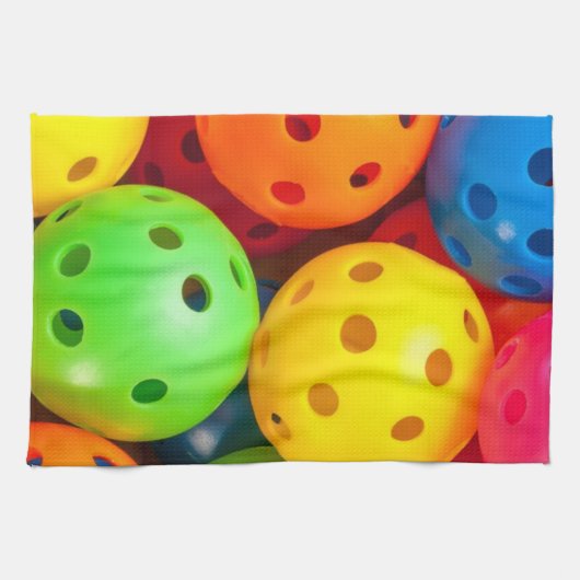 Pickleball Colorful Theedoek (Horizontaal)