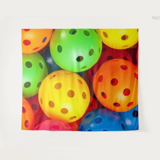 Pickleball Colorful Wandkleed (Voorkant (horizontaal))
