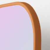 Pickleball conception d'art trans sur une raquette de pickleb (Détail gauche)