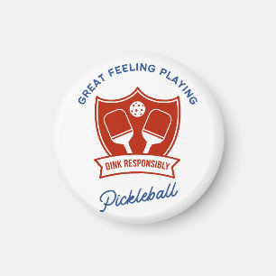 Pickleball cool ontwerp om te draag magneet