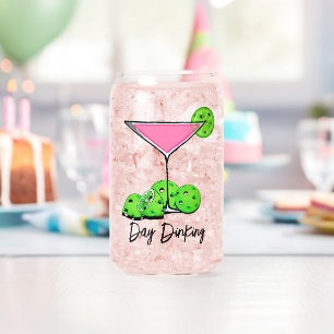 Pickleball Cosmo Cocktail Dag Dinking Blikvorm Glas