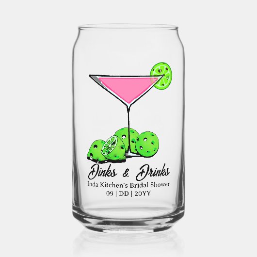 Pickleball Cosmo Dinks & Drinks Personalized (Recto)