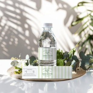 Pickleball Country Club vrijgezellen Waterfles Etiket