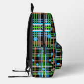 Pickleball Court sac Noir et bleu Plaid (Gauche)