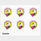 Pickleball Crazy Ronde Sticker (Vel)