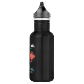 Pickleball Dad Stronger Dad Game Vader Waterfles (Rechts)