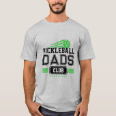 Pickleball Dads Club Varsity Style T-shirt (Voorkant)