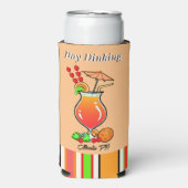 Pickleball Day Dinking Tropische Hurricane Cocktai (Seltzer Voorkant)