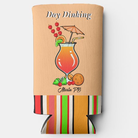 Pickleball Day Dinking Tropische Hurricane Cocktai (Voorkant)