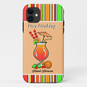 Pickleball Day Dinking Tropische Hurricane Cocktai iPhone 11 Hoesje