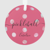 Pickleball De Fille Rose Cute (dos)
