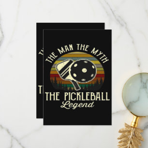 Pickleball- De Man, De Mythe, De Legende Bedankkaart