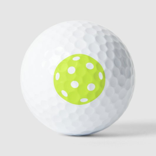 Pickleball Design op Golfballen (Voorkant)