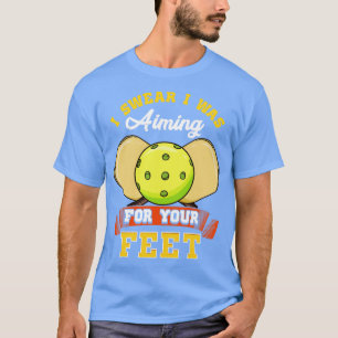 Pickleball die ik zweer... ik wilde je niet verget t-shirt