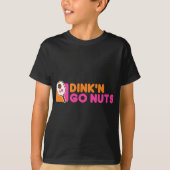 Pickleball Dink & Go Noten T-shirt (Voorkant)