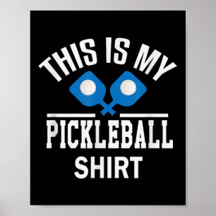 Pickleball - Dinker Badminton Tennis Pickleball Ca Poster
