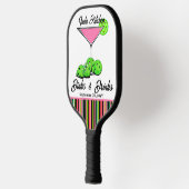 Pickleball Dinks & Drinks Cosmo Persoonlijk gemaak Paddle (Links)