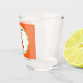 Pickleball Dinks & Drinks Gepersonaliseerde Orkaan Shot Glas (Rechts)