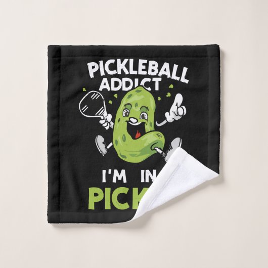 Pickleball-drole (Gant de toilette)