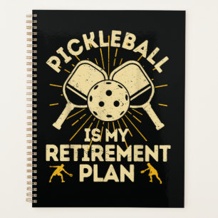 Pickleball Drôle Mon Plan De Retraite Vintage