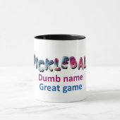 Pickleball Dumb Naam koelend2 Mok (Midden)