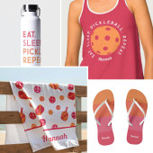 Pickleball: Eet slaap Pickleball Herhalen Waterfles