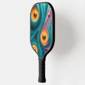 Pickleball Energy Swirl – Abstracte beweging Poste Paddle (Links)