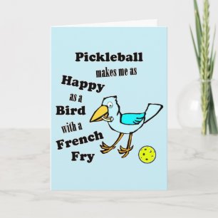 Pickleball Even Gelukkig Als Een Vogel Met Een Fri Kaart