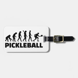 Pickleball evolutie bagagelabel