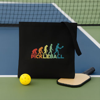 Pickleball Evolution Funny Custom Name or Text Draagtas